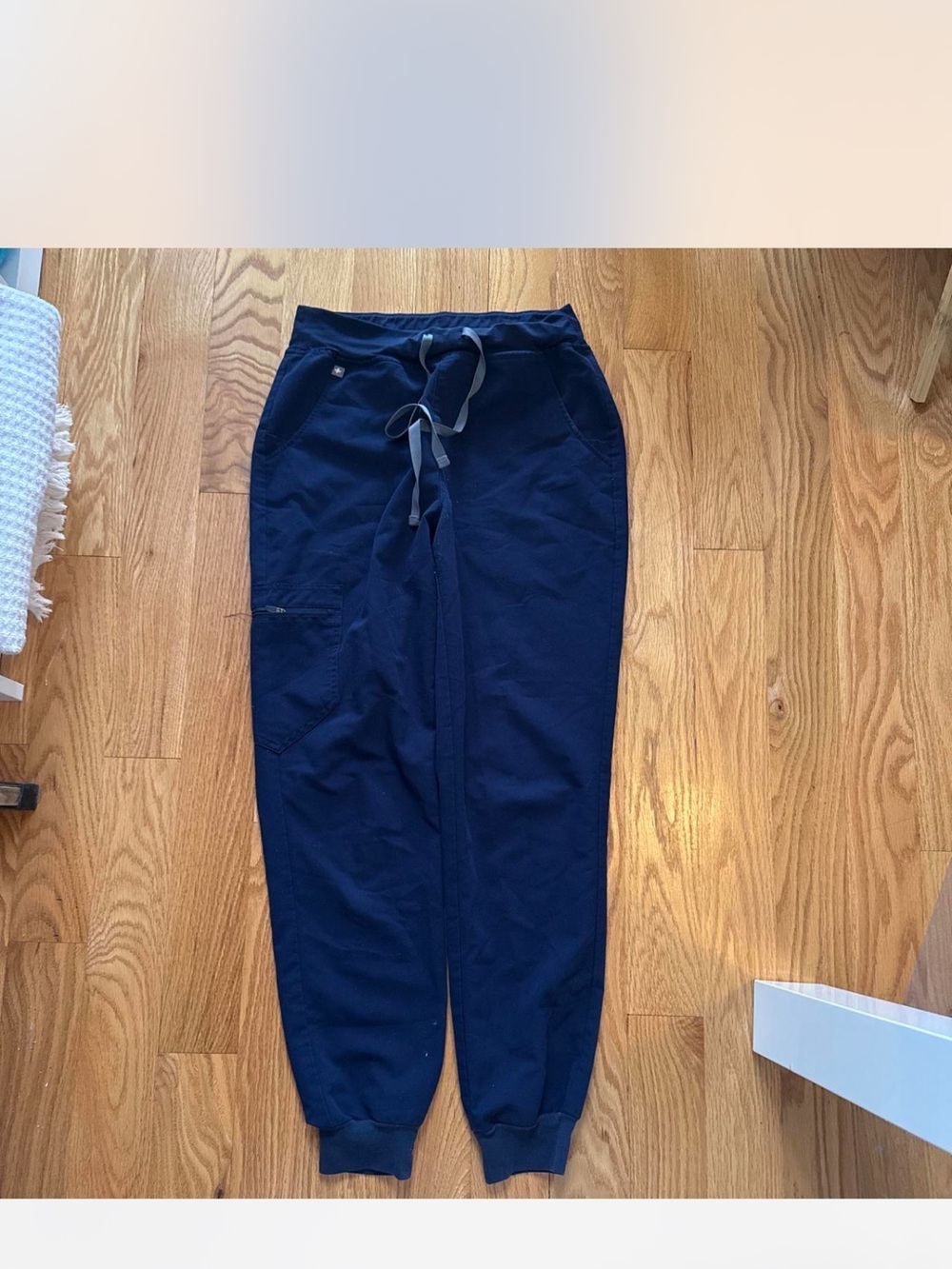 Men's Navy Jogger Pants with Drawstring
